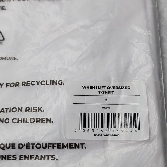 2705 Gymshark When I Lift Crop Top Size Small - Picture 7 of 7